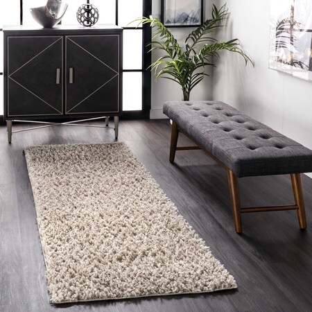 Nuloom Kara Solid Shag Area Rug 2ft 8in x 6ft KKBX01D-2806